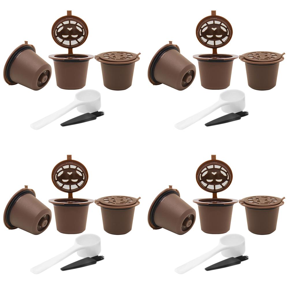 FE # 3 шт. многоразовые капсульные фильтры для кофе для кофемашины Nespresso (Кофе)